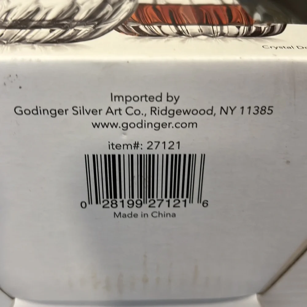 NIB Equa by Godinger set of 4 Crystal old fashion glasses! - Picture 4 of 5